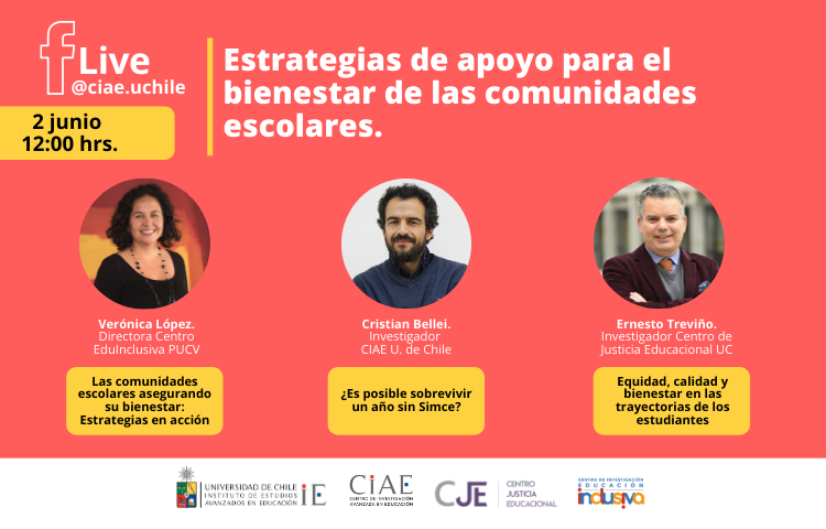 Conversatorio por Facebook Live Estrategias de apoyo para el bienestar de las comunidades escolares