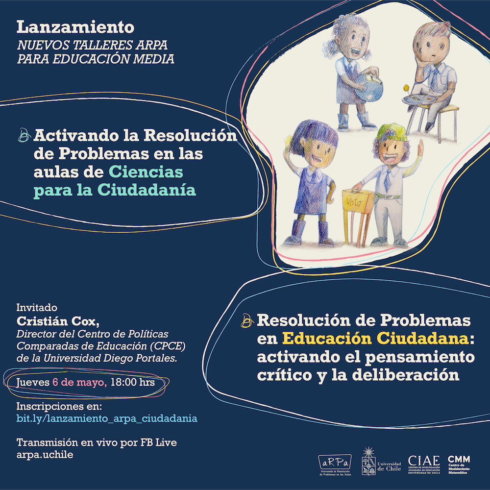 Lanzamiento Nuevos Talleres ARPA a distancia para Ed. Media: Educación Ciudadana y Ciencias para la Ciudadanía