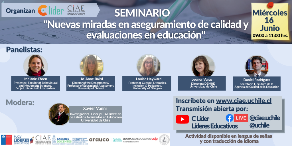 Seminario Nuevas miradas en aseguramiento de calidad y evaluaciones en educación