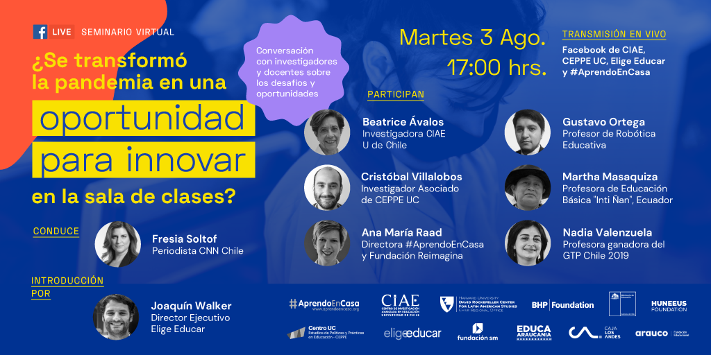 Conversatorio ¿Se transformó la pandemia en una oportunidad para innovar?