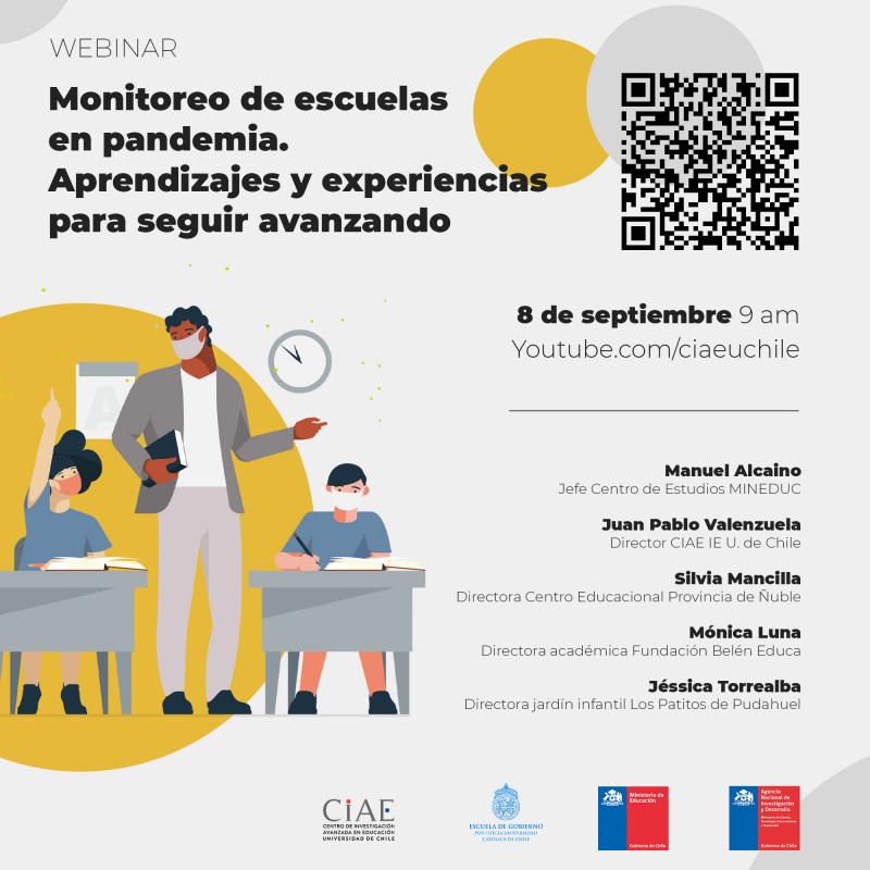 Webinar Monitoreo de escuelas en pandemia. Aprendizajes y experiencias para seguir avanzando