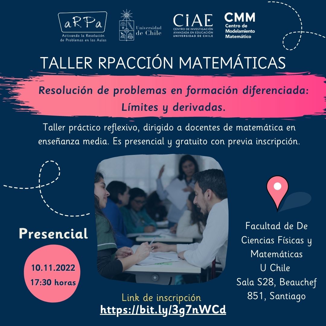 Taller de Resolución de Problemas en formación diferenciada: Límites y derivadas