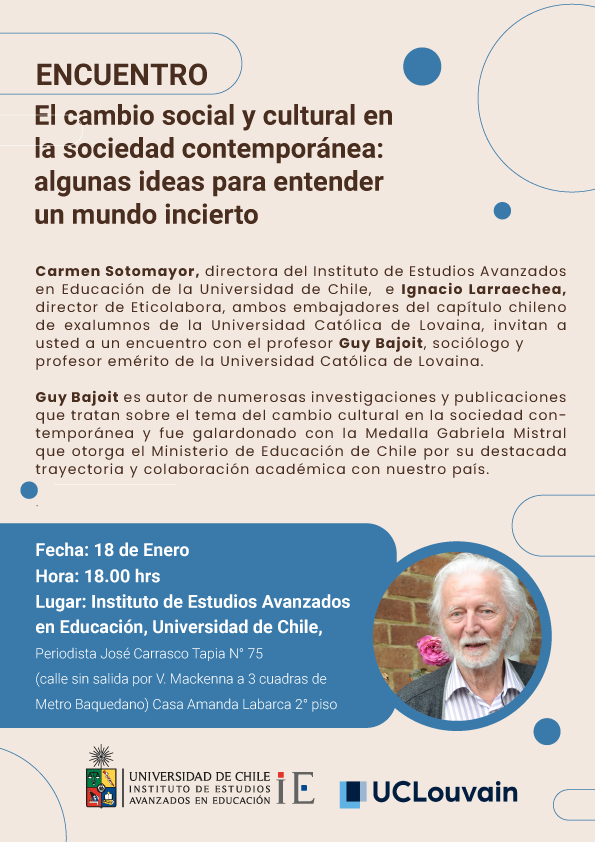 Encuentro "El cambio social y cultural en la sociedad contemporánea: algunas ideas para entender un mundo incierto"