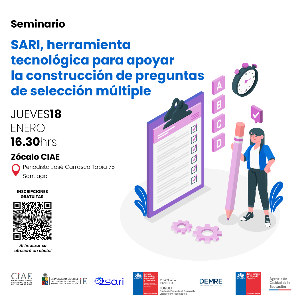 Seminario SARI, una nueva herramienta tecnológica al servicio de la construcción de ítems de selección múltiple de calidad