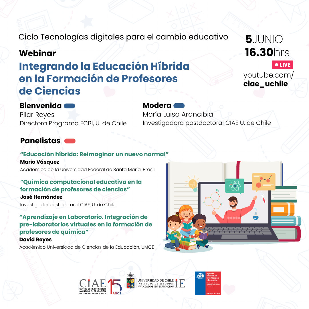 Webinar "Integrando la Educación Híbrida en la Formación de Profesores de Ciencias"