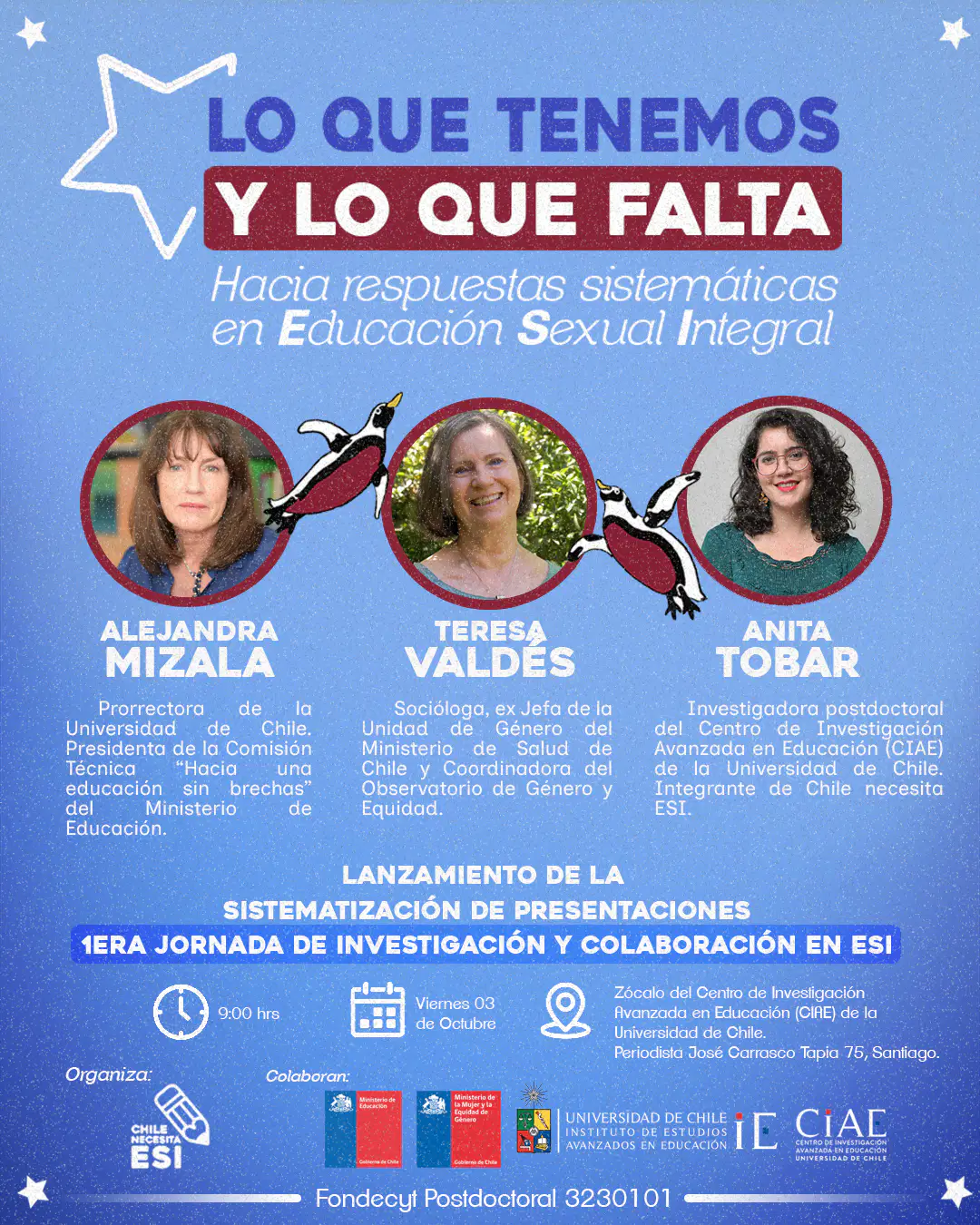 Seminario “LO QUE TENEMOS Y LO QUE FALTA: Hacia respuestas sistémicas para la Educación Sexual Integral”