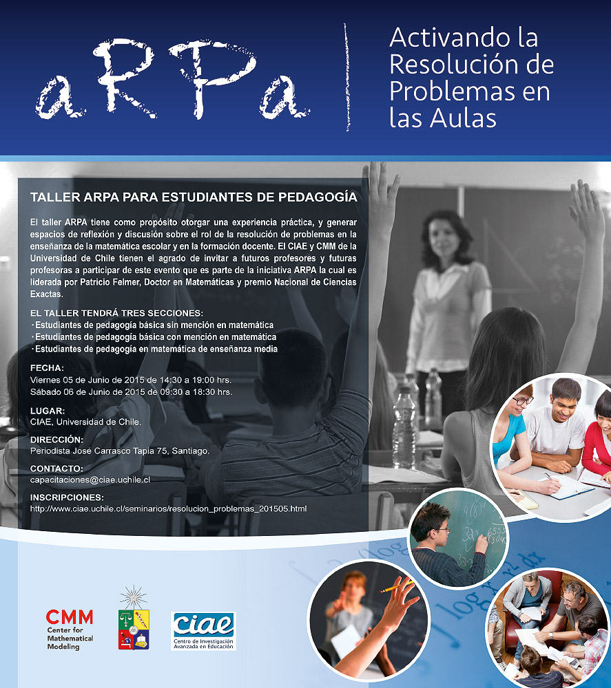 Taller ARPA para estudiantes de pedagogía Activando la Resolución de Problemas en las Aulas