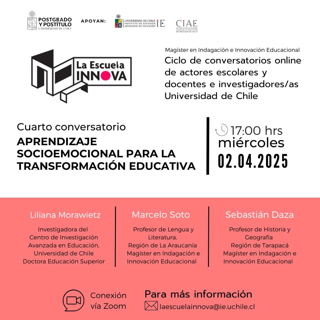 Conversatorio | Aprendizaje socioemocional para la transformación educativa