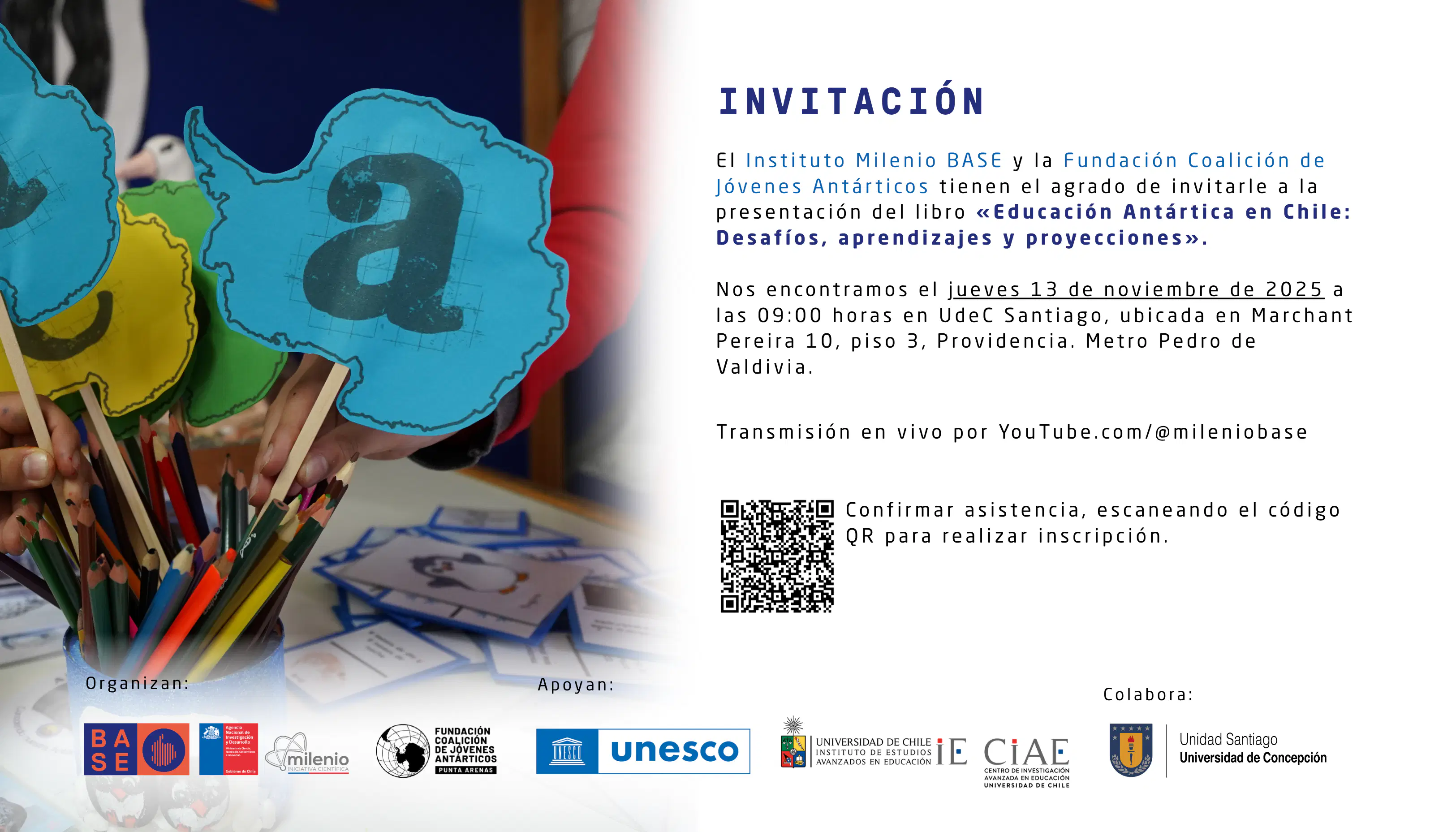 Presentación libro: “Educación Antártica en Chile: Desafíos, aprendizajes y proyecciones”