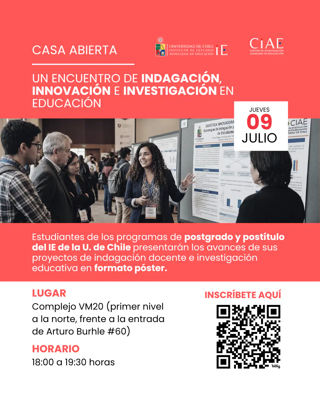 Casa abierta: un encuentro de indagación, innovación e investigación en educación