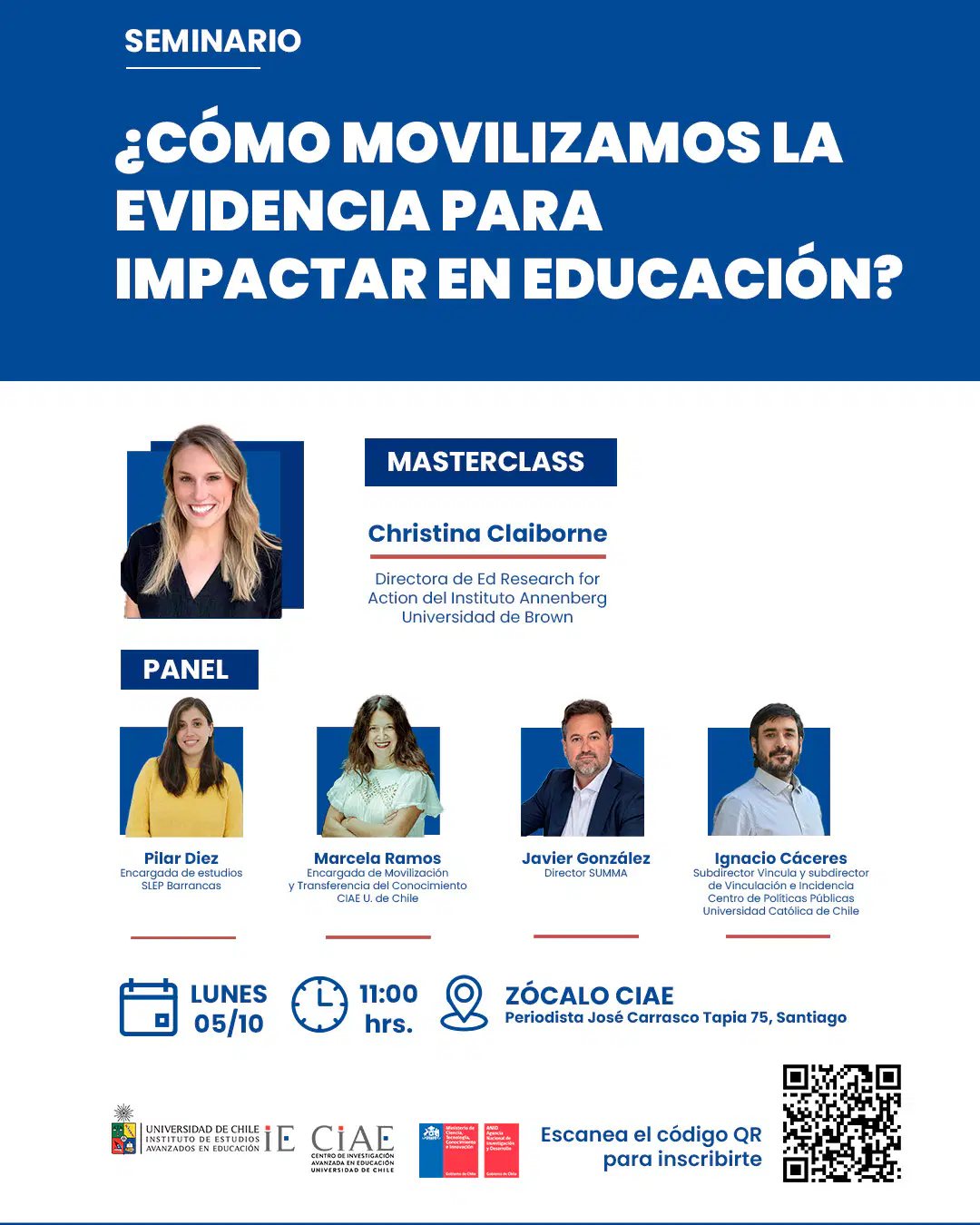 Seminario “Cómo movilizamos la evidencia para impactar en educación”