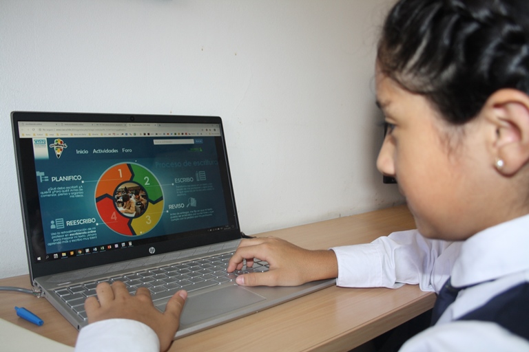 Docentes que usaron la plataforma escribiendo.online: Nos permitió trabajar la escritura como un proceso