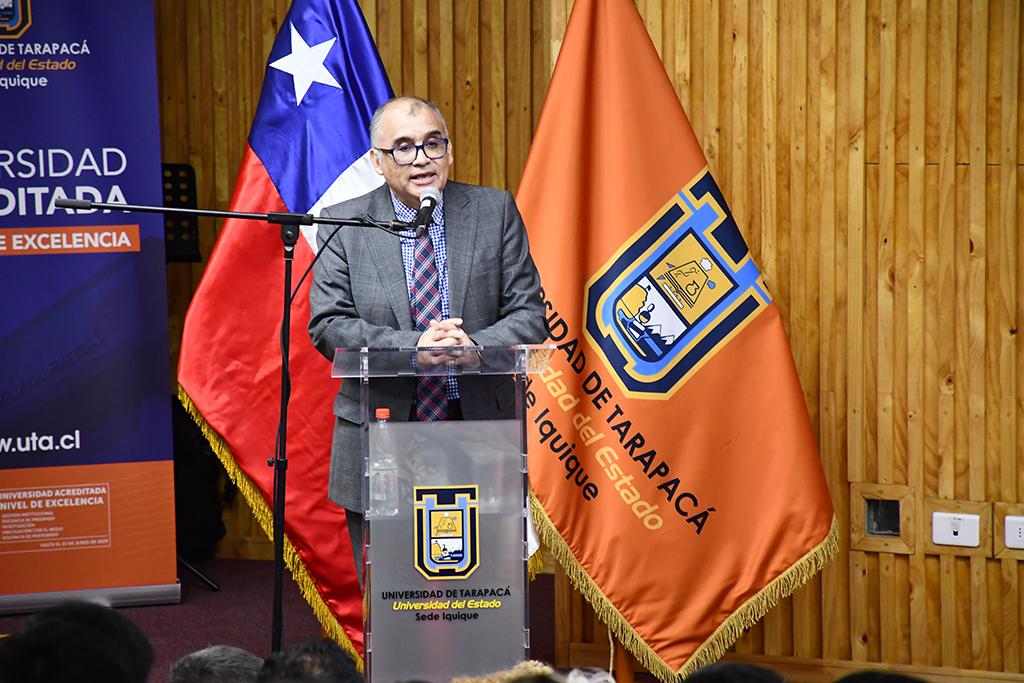 Rector de la U. de Tarapacá, Emilio Rodríguez