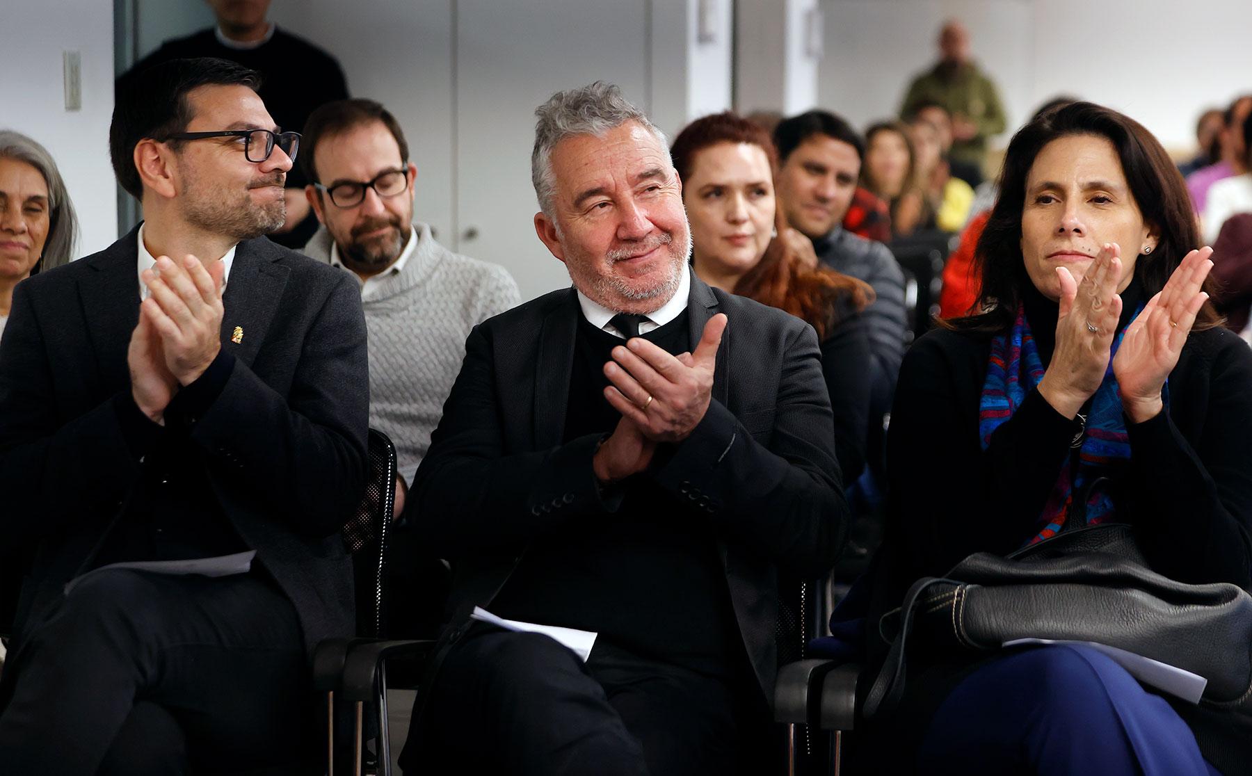 A la ceremonia asistió el nuevo subdirector del IE, Cristian Cabalin, y los directores del INTA y el IEI, Francisco Pérez y Dorotea López.