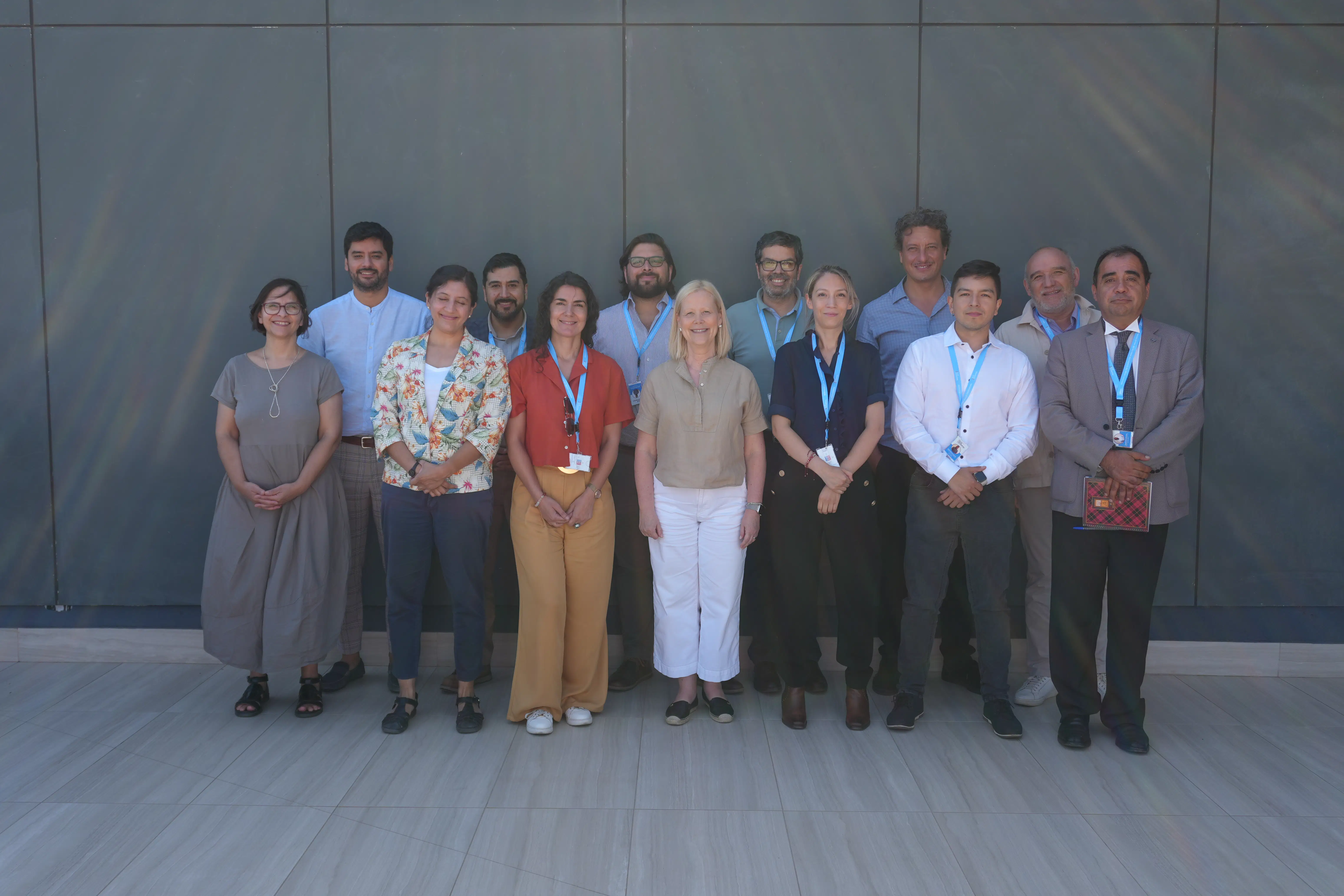 Parte de los profesionales del SLEP Valle de Colchagua junto a la experta Kristiina Kumpulainen.