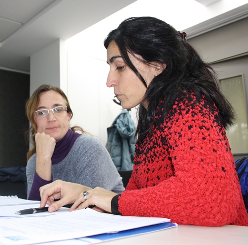 Lucía Brandani, de las universidades Nacional General Sarmiento y Buenos Aires; y Alicia Avellana, de la Universidad de Buenos Aires.