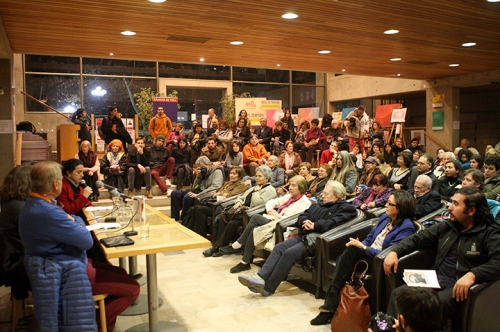 El lanzamiento se realizó en el Café Literario Parque Bustamante.