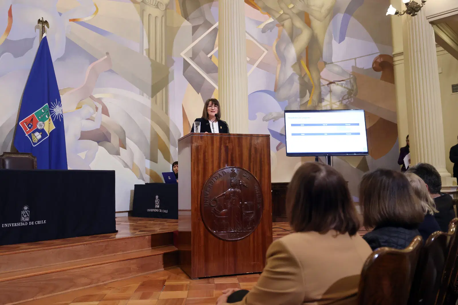 "Fortalecer a la Universidad de Chile también es fortalecer al país", indicó la rectora electa.