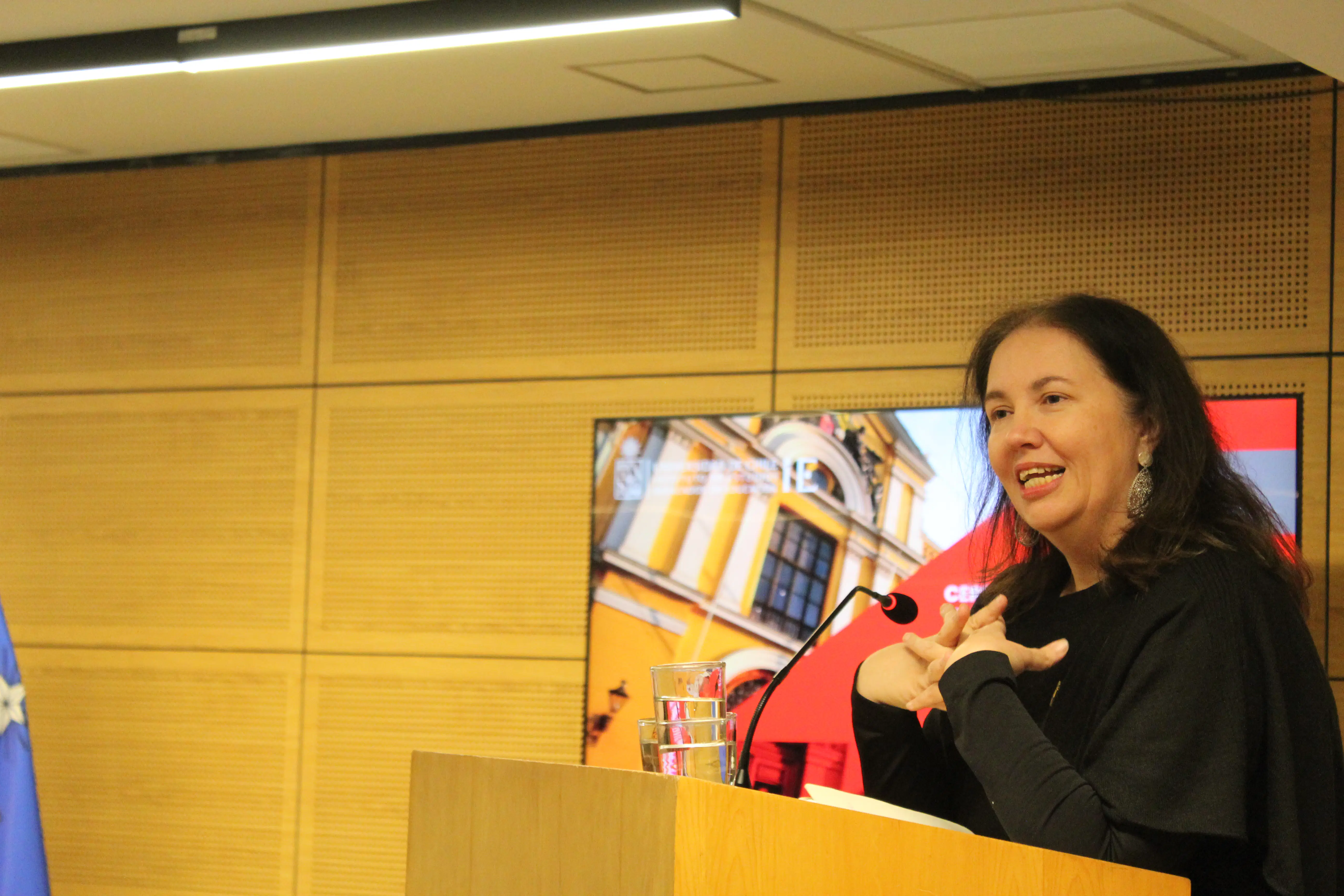 Directora del IE, Macarena Silva