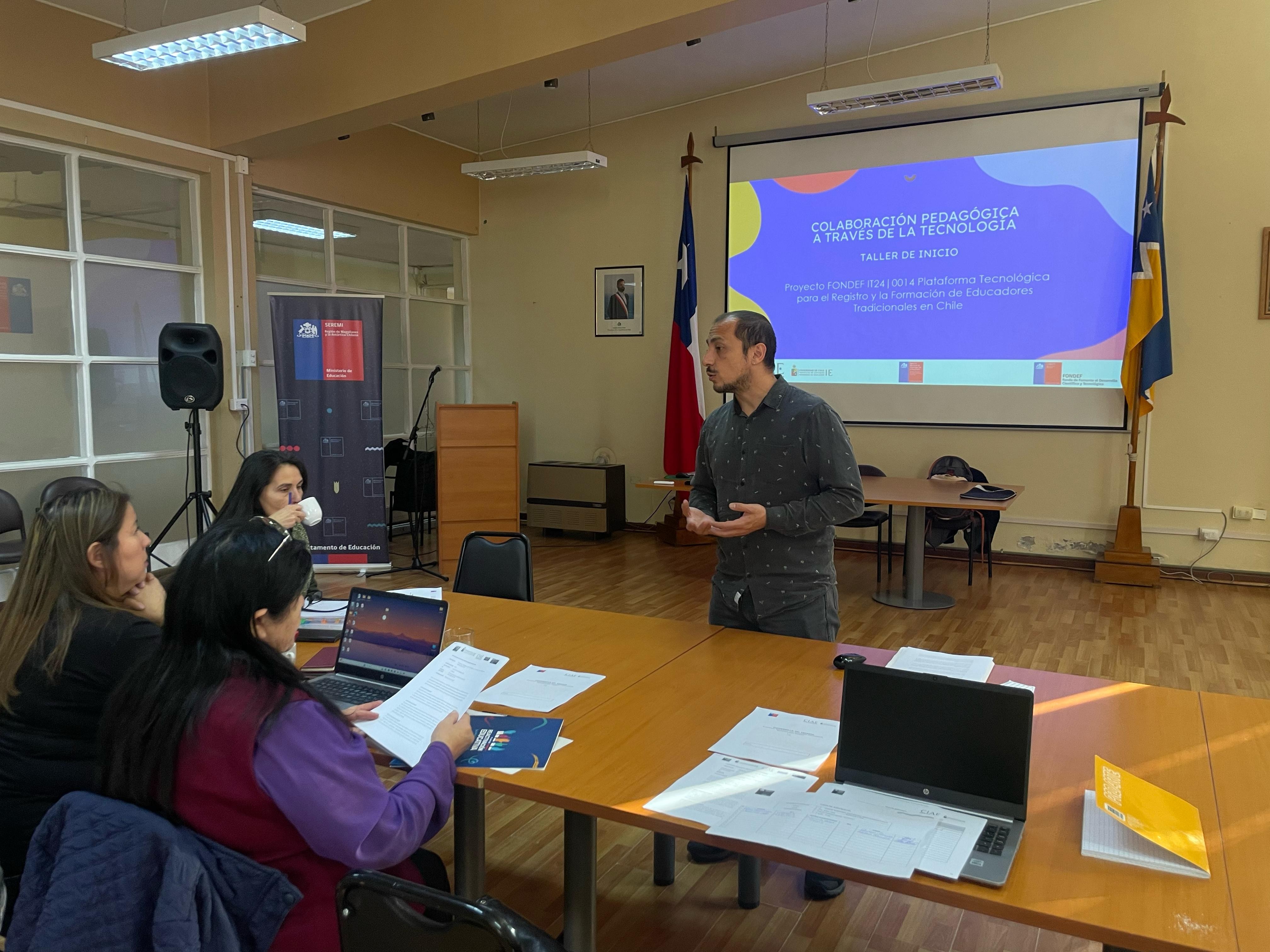 Educadores tradicionales mapuche comienzan a utilizar nueva plataforma que apoya su trabajo docente en lengua y cultura