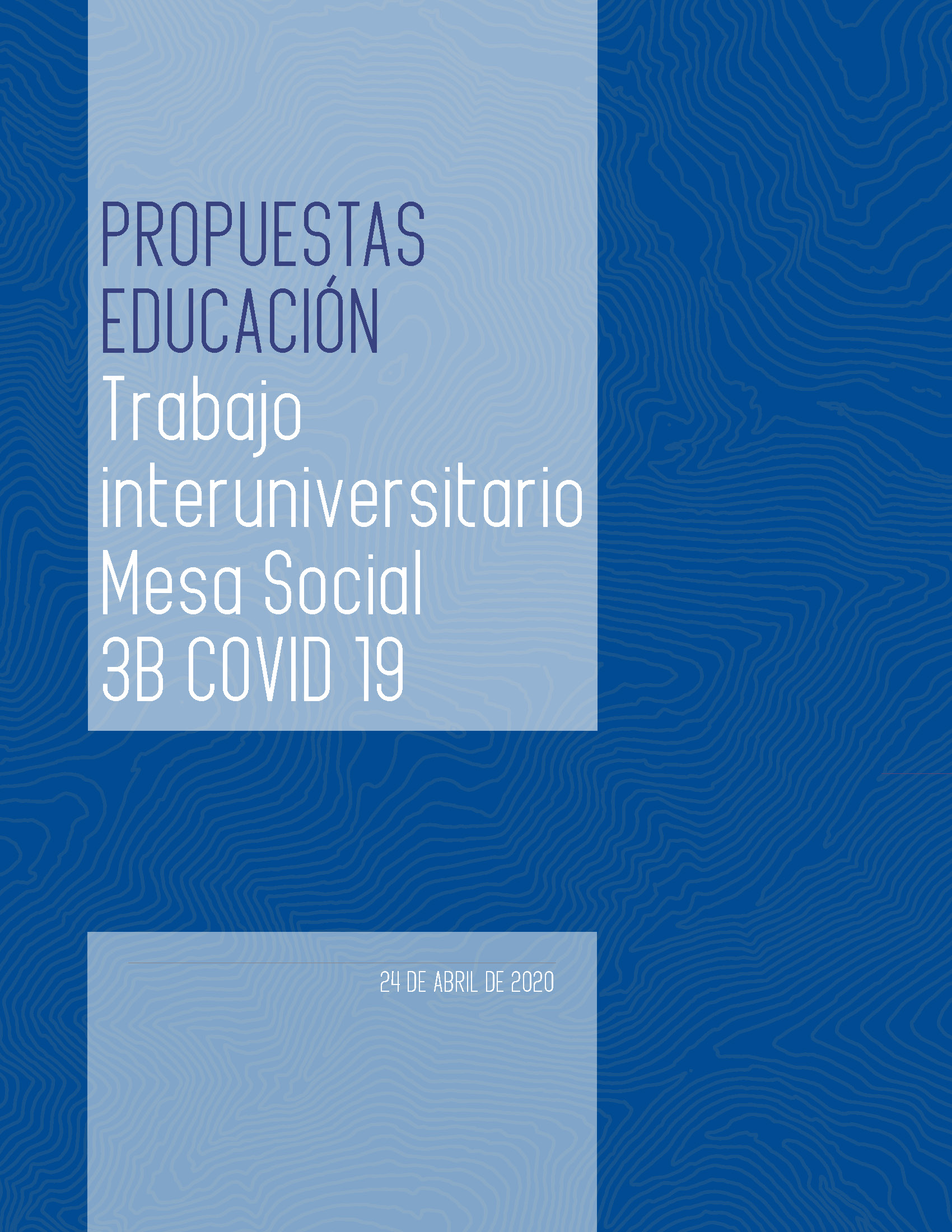 Informe Mesa Social Educación COVID 19