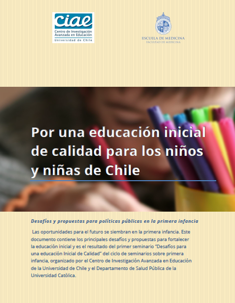 Documento: Por una educación inicial de calidad para niños y niñas