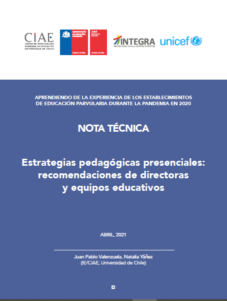 Nota técnica: Estrategias pedagógicas presenciales: recomendaciones de directoras y equipos educativos