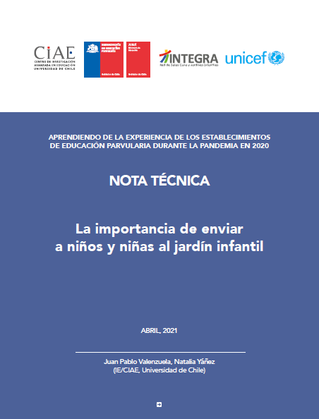 Nota técnica: La importancia de enviar a niños y niñas al jardín infantil