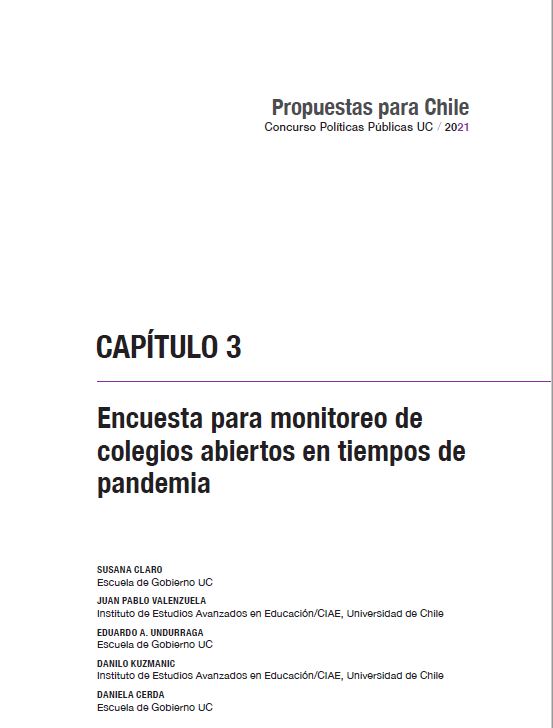 Encuesta para monitoreo de colegios abiertos en tiempos de pandemia