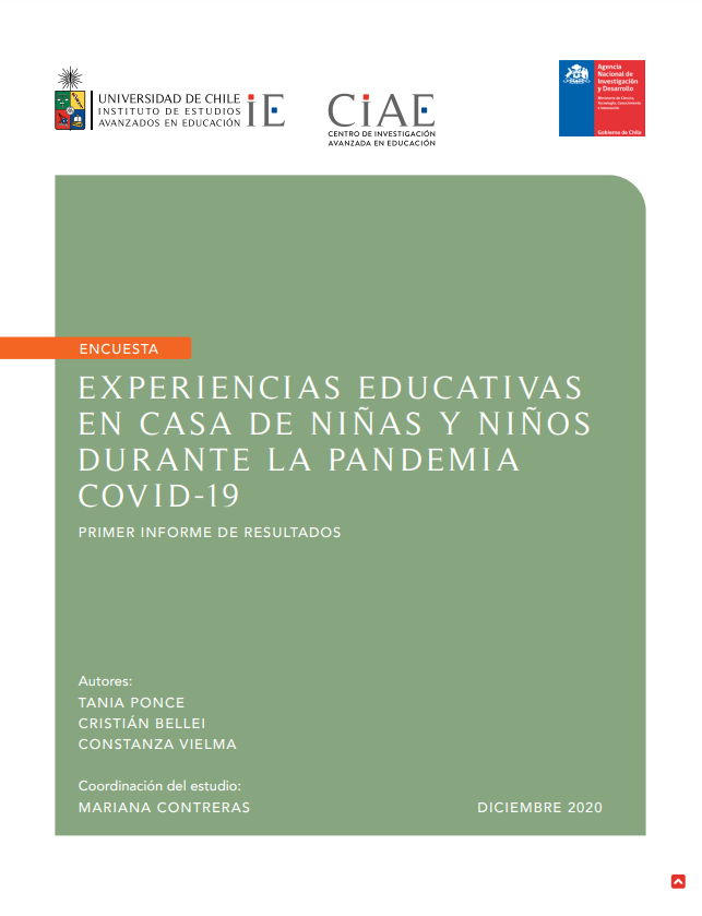 Experiencias educativas en casa de niños y niñas durante la pandemia COVID-19