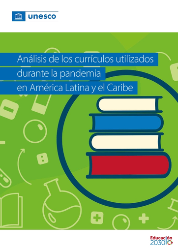 Análisis de los currículos utilizados durante la pandemia en América Latina y el Caribe