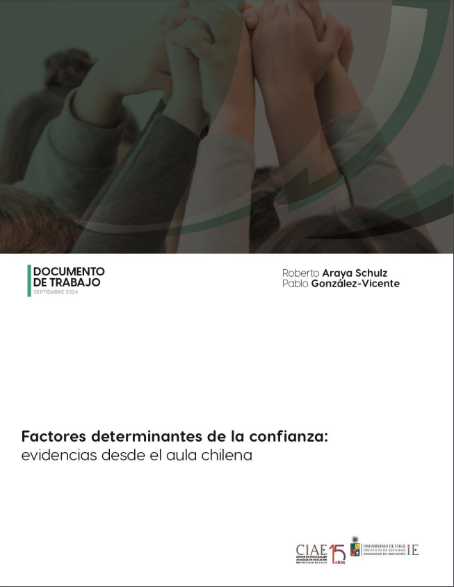 Working paper: Factores determinantes de la confianza: evidencias desde el aula chilena